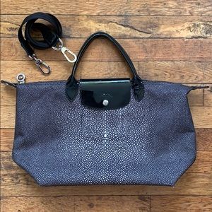 Longchamp Néo Fantaisie Black Stingray M